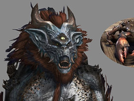 Concept Art for a Troll Variant
