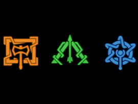Designed iconography for the 3 Champion regions based on Health, Stamina, and Magicka.